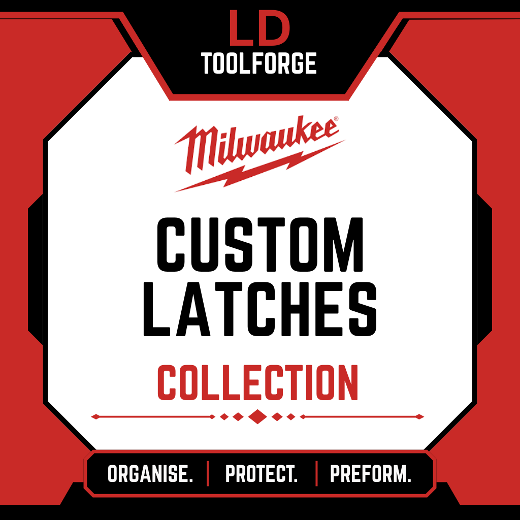 Milwaukee PACKOUT Custom Latches | 3D Printed Replacement Latches for PACKOUT Organisers