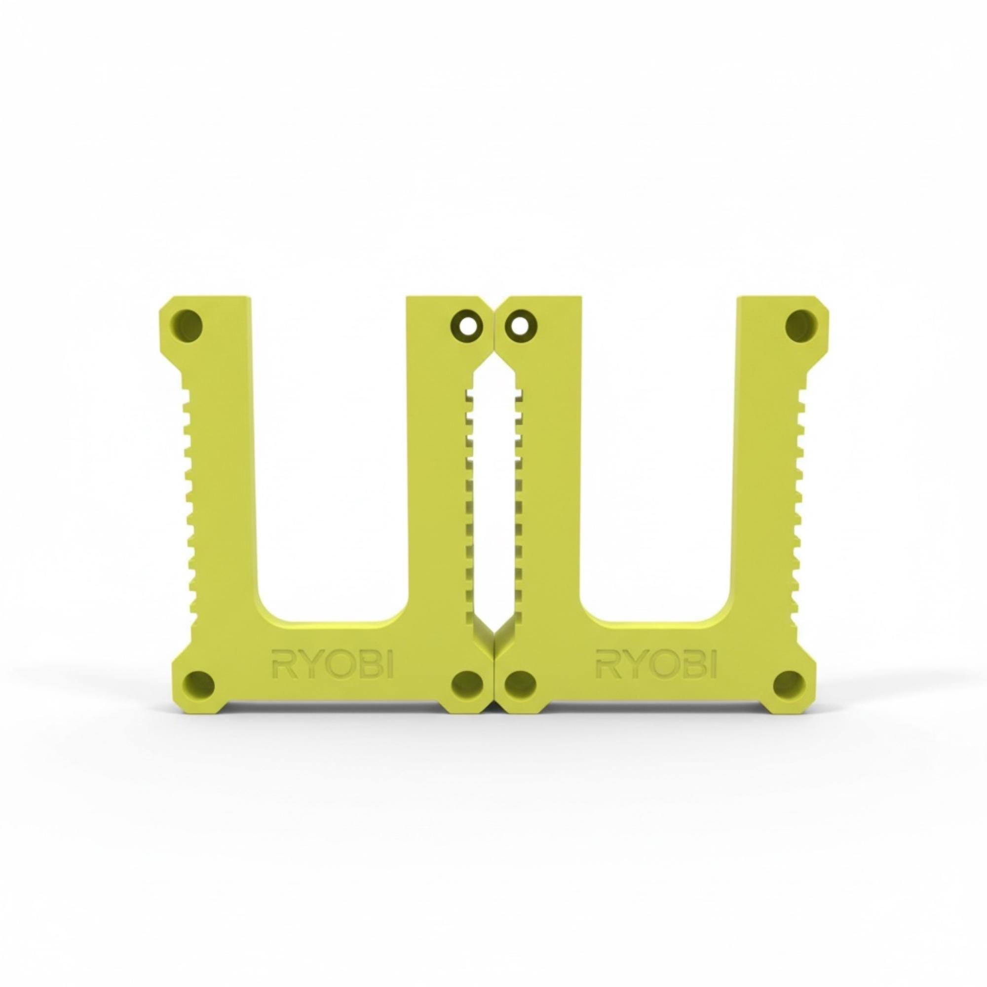 3D Printed Ryobi ONE+ 18V Tool Holder Wall Mount Rack | 2, 4 or 6 Slot Options | Compatible with Ryobi Tools