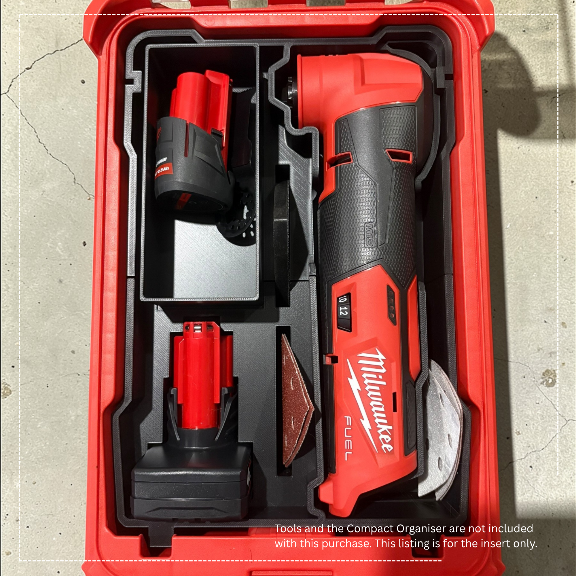 Milwaukee Packout M12 Multi-Tool Insert | AUS M12FMT-0/US 2526-20 [INSERT ONLY]