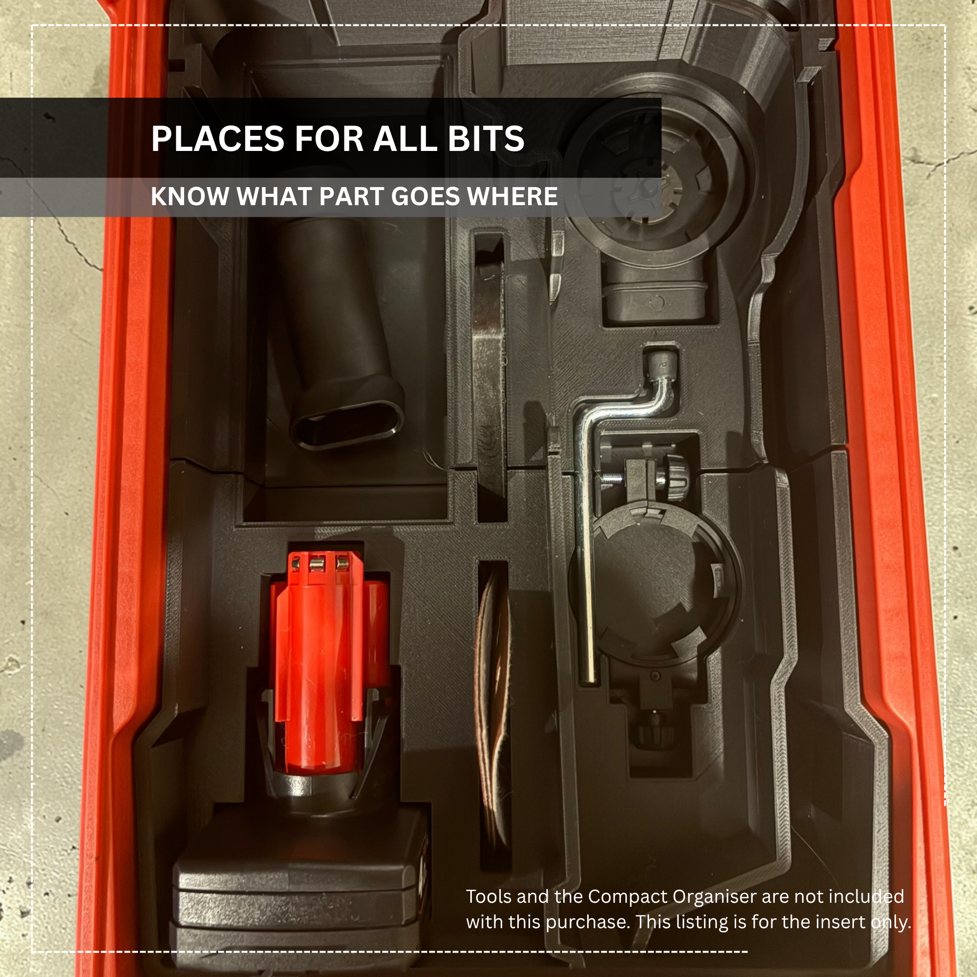 Milwaukee Packout M12 Multi-Tool Insert | AUS M12FMT-0/US 2526-20 [INSERT ONLY]
