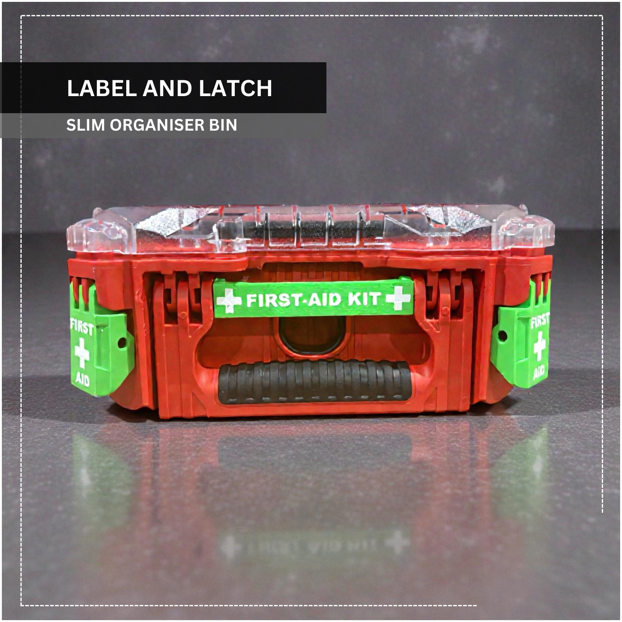 Milwaukee Packout Compact Organizer First Aid Latches, Handle & Handle Label | [Green/White]