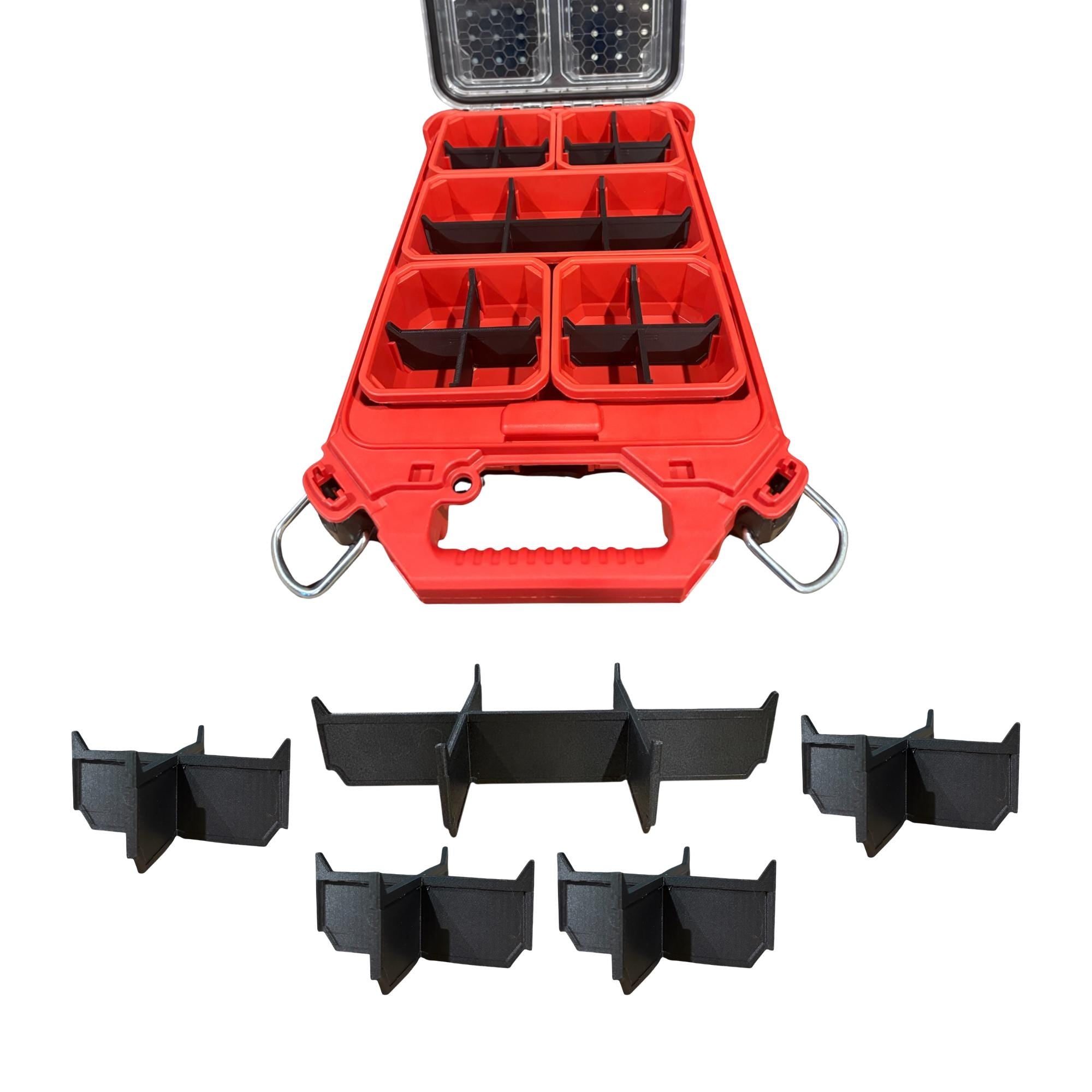 Slim Milwaukee Packout Dividers Starter Pack Bundle | Storage Bin Insert for 48-22-8431 & 48-22-8436 | Packout Organiser | FREE AUS SHIPPING