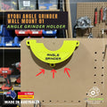 Ryobi One+ Compatible Angle Grinder Mount | 3D Printed Holder | Ryobi Angle Grinder | Ryobi Storage and Tools | Garage Organiser