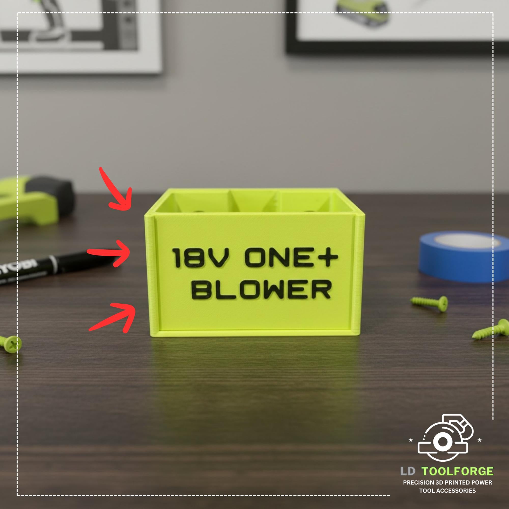Ryobi OBL1820S Blower Wall Mount | 18V ONE+ Tool Organizer
