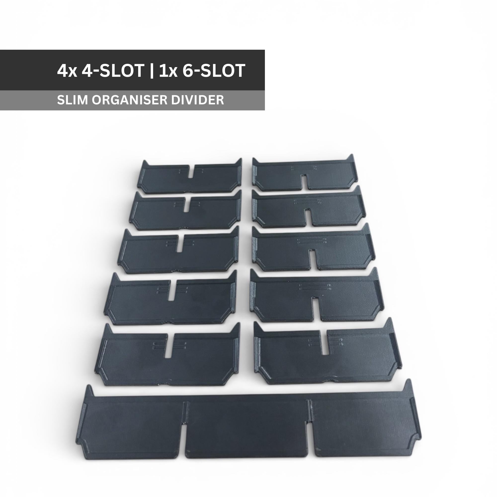 Slim Milwaukee Packout Dividers Starter Pack Bundle | Storage Bin Insert for 48-22-8431 & 48-22-8436 | Packout Organiser | FREE AUS SHIPPING
