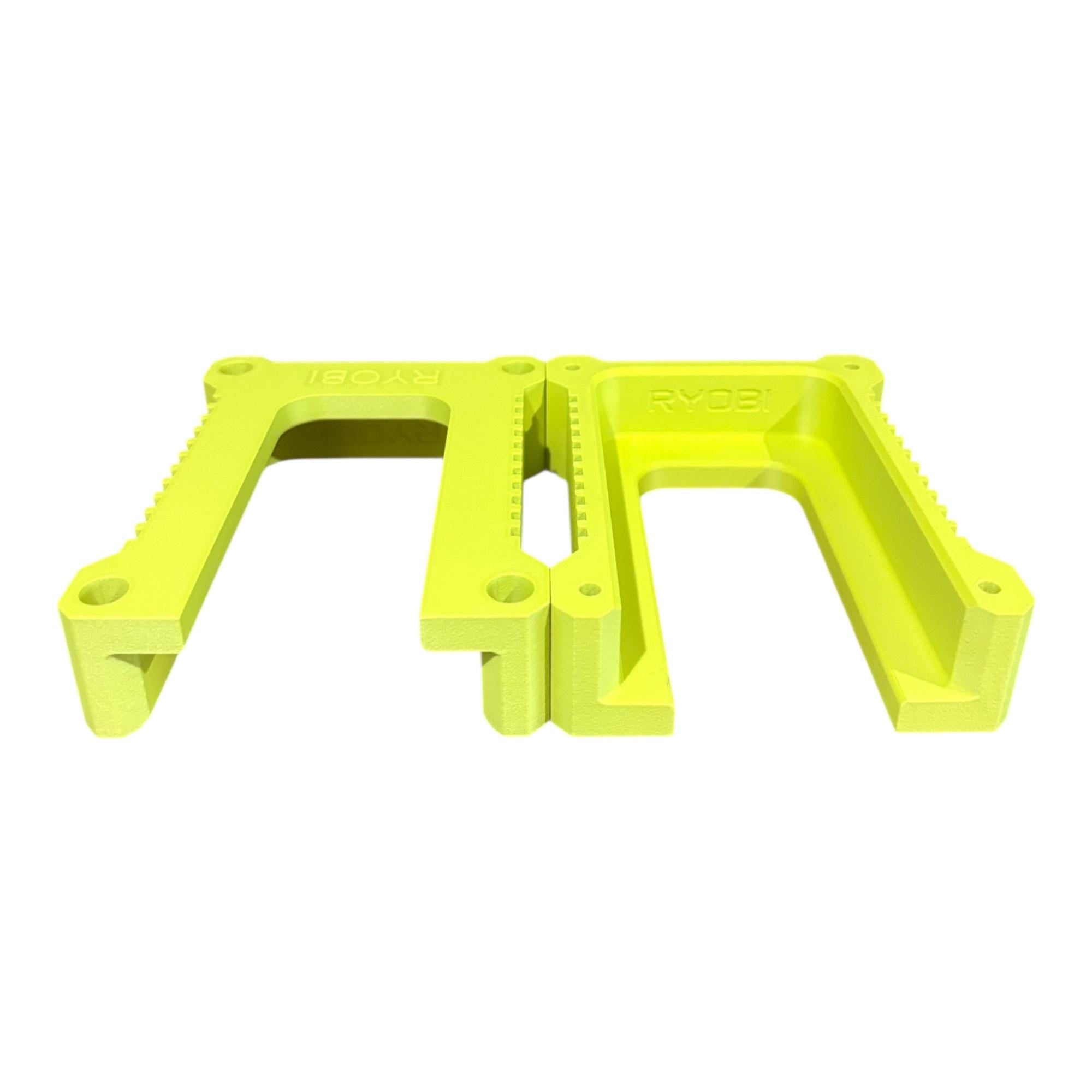 3D Printed Ryobi ONE+ 18V Tool Holder Wall Mount Rack | 2, 4 or 6 Slot Options | Compatible with Ryobi Tools