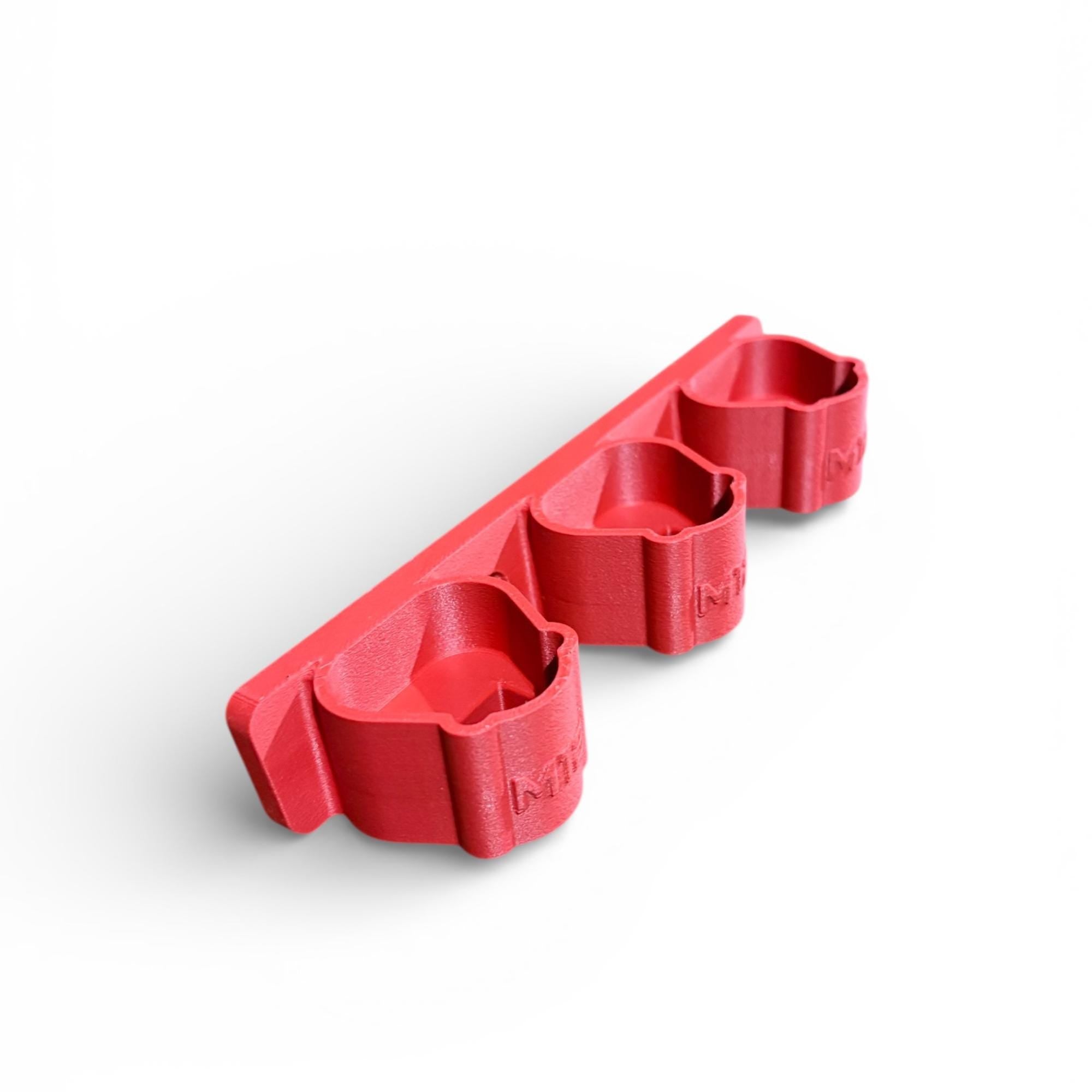 3D Printed Milwaukee M12 Battery Wall Mount Holder | 3-Slot | Compatible with M12 Battery Range