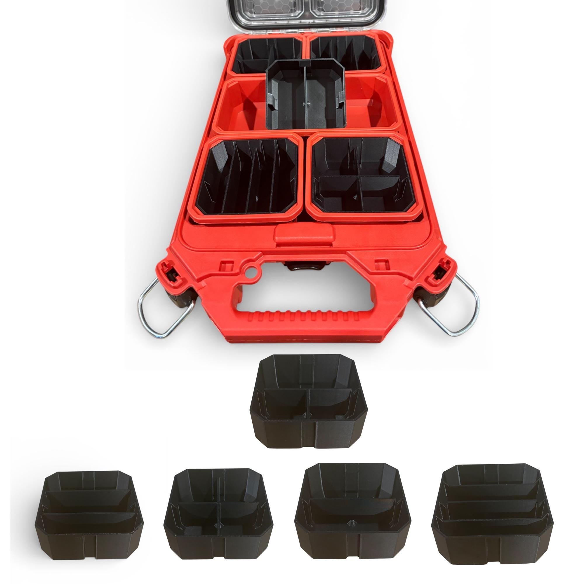 Small Bins for Milwaukee PACKOUT™ Low-Profile Compact Organiser | Compatible with 48-22-8431 & 48-22-8436